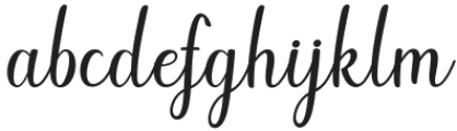 Sabrina Script Regular otf (400) Font LOWERCASE