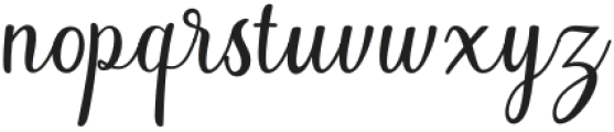 Sabrina Script Regular otf (400) Font LOWERCASE