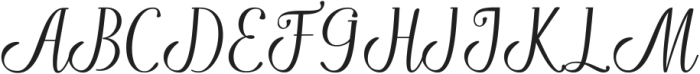 Sabrina Script Regular ttf (400) Font UPPERCASE