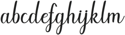 Sabrina Script Regular ttf (400) Font LOWERCASE