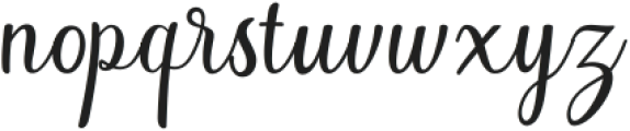 Sabrina Script Regular ttf (400) Font LOWERCASE