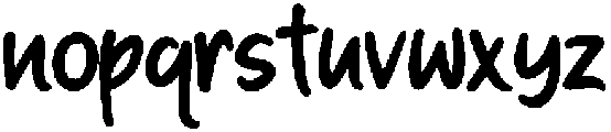 Sabrina otf (400) Font LOWERCASE