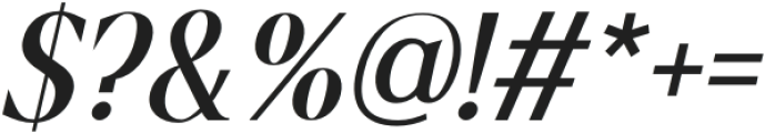 Sabuan Island Medium Italic otf (500) Font OTHER CHARS