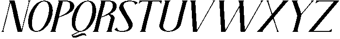 Sacravia Italic otf (400) Font UPPERCASE