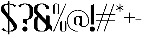 Sacravia otf (400) Font OTHER CHARS