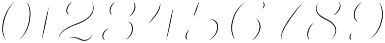 Sacred Bridge Inline Italic otf (400) Font OTHER CHARS