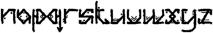 Sacred Obsidian otf (400) Font LOWERCASE