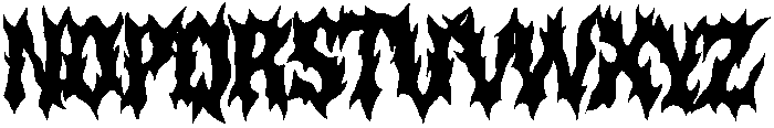 Sacred Regular otf (400) Font UPPERCASE
