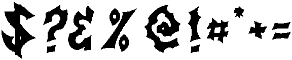Sacrifice otf (400) Font OTHER CHARS