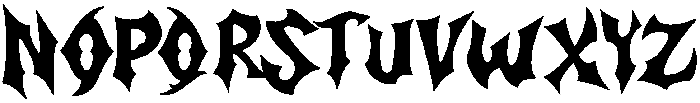 Sacrifice otf (400) Font UPPERCASE