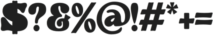 Sad Boldy Regular otf (700) Font OTHER CHARS