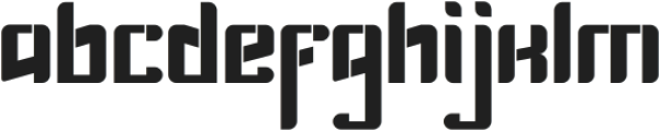 Sadar Senso Regular otf (400) Font LOWERCASE