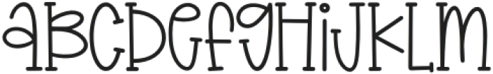 SadieMay-Regular otf (400) Font UPPERCASE