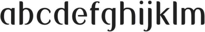 Sadigu-Regular otf (400) Font LOWERCASE
