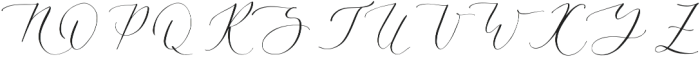 Sadlyne_script Script otf (400) Font UPPERCASE