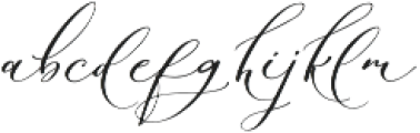 Sadlyne_script Script otf (400) Font LOWERCASE