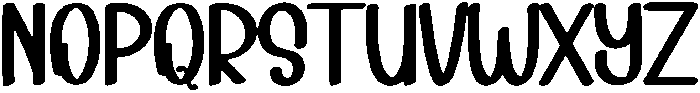 Sadnight Regular otf (400) Font LOWERCASE