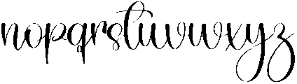 Sadnight Regular otf (400) Font LOWERCASE