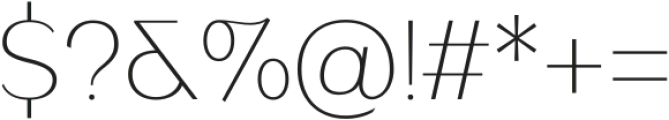 Saeson Extra Light ttf (200) Font OTHER CHARS