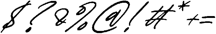 Saeton Markers Italic otf (400) Font OTHER CHARS