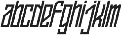 Saeyors Italic otf (400) Font LOWERCASE