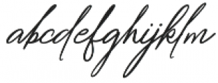 Safarnama Signature Regular otf (400) Font LOWERCASE