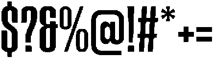 Safati Bold Condensed otf (700) Font OTHER CHARS
