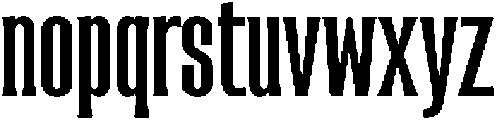 Safati Bold Condensed otf (700) Font LOWERCASE