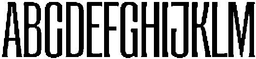Safati Condensed otf (400) Font UPPERCASE