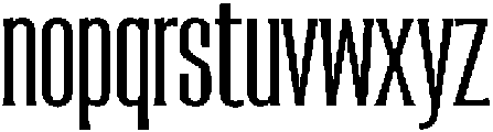 Safati Condensed otf (400) Font LOWERCASE