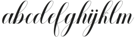Safelight Script Regular otf (300) Font LOWERCASE