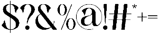 Safera Regular otf (400) Font OTHER CHARS