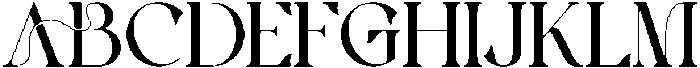 Safera Regular otf (400) Font UPPERCASE