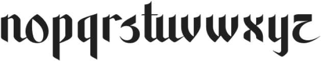 Safeya Regular otf (400) Font LOWERCASE