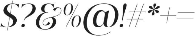 Saffela Italic otf (400) Font OTHER CHARS