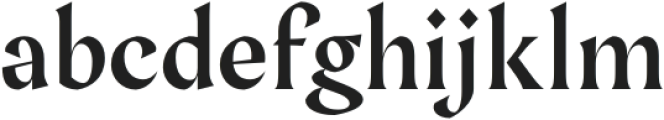 Saffron Bold otf (700) Font LOWERCASE