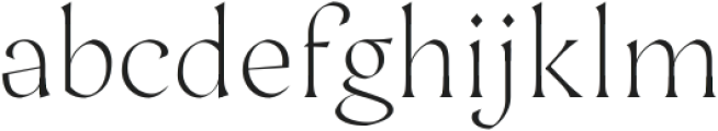 Saffron Extra Light ttf (200) Font LOWERCASE