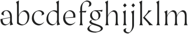 Saffron Light otf (300) Font LOWERCASE