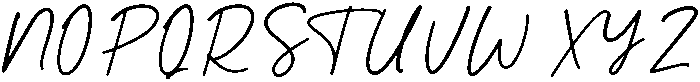 Saffron Regular otf (400) Font UPPERCASE