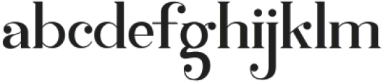 Safiar Regular otf (400) Font LOWERCASE