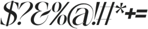 Saficel Light Italic otf (300) Font OTHER CHARS