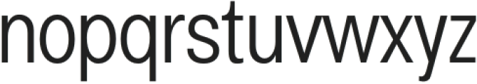 Saga Grotesk Condensed otf (400) Font LOWERCASE