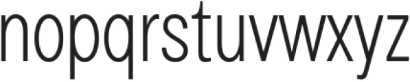 Saga Grotesk Light Condensed otf (300) Font LOWERCASE