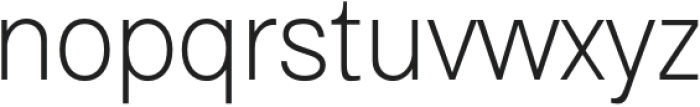 Saga Grotesk Light otf (300) Font LOWERCASE
