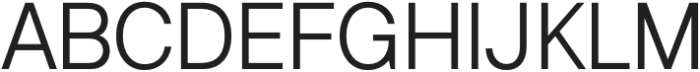Saga Grotesk Regular otf (400) Font UPPERCASE