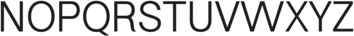 Saga Grotesk Regular otf (400) Font UPPERCASE
