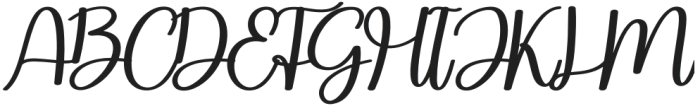 Saga Regular otf (400) Font UPPERCASE