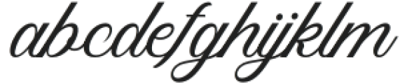 SageButterflyRegular otf (400) Font LOWERCASE