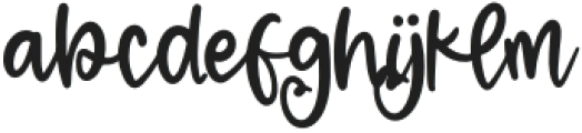 Sagebrush Regular otf (400) Font LOWERCASE