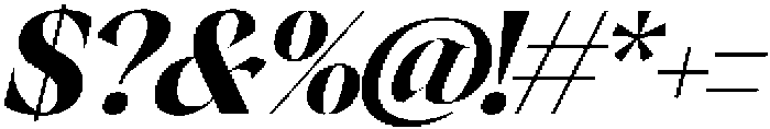 Sagira Beverly Italic Italic otf (400) Font OTHER CHARS